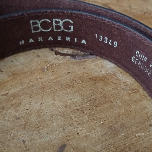 Vintage BCBG Max Azria brown Leather belt - Picture 2 of 7